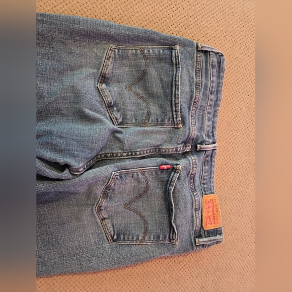 Levi Mid Rise Skinny Blue Jeans women's size 10 M W30L32 red label/tag. Levi's - Picture 5 of 14